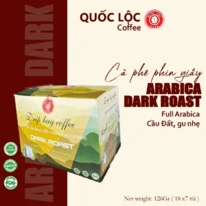Cà phê phin giấy Arabica Dark Roast