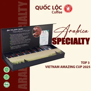 Cà phê đặc sản Arabica TOP 3 Amazing Cup - Quốc Lộc Coffee